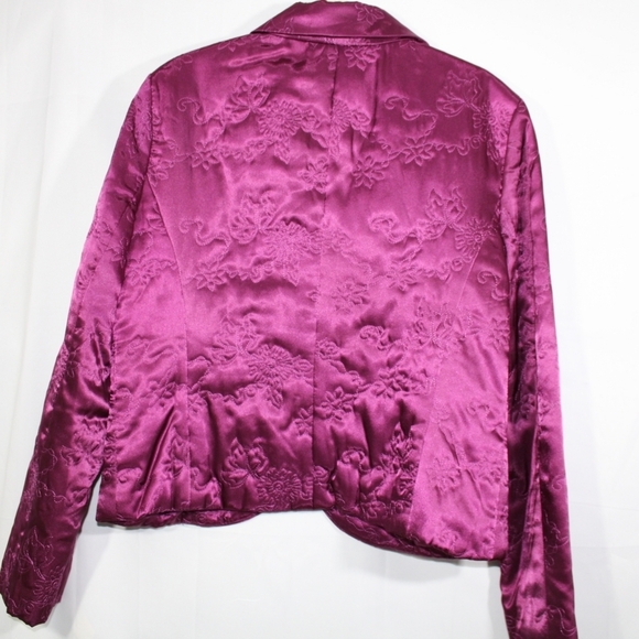 W Work to Weekend Quilted Blazer Jacket Size 6 - Picture 4 of 9